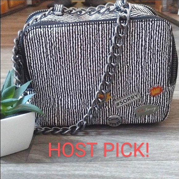 Circus by Sam Edelman Striped Crossbody Bag - Picture 1 of 7